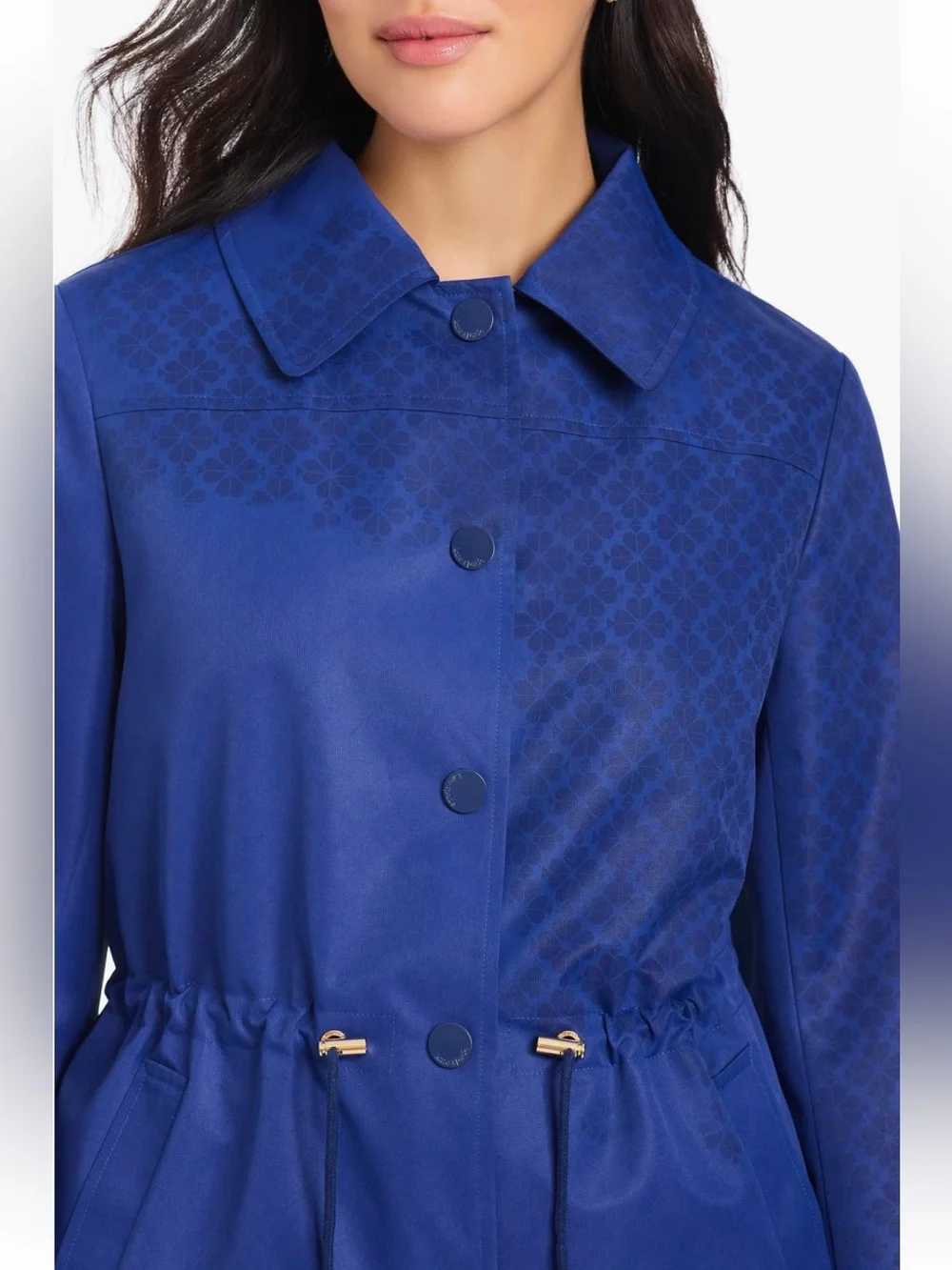 ‼️NEW Kate Spade Blue Magic Print Hooded Rain Jacket